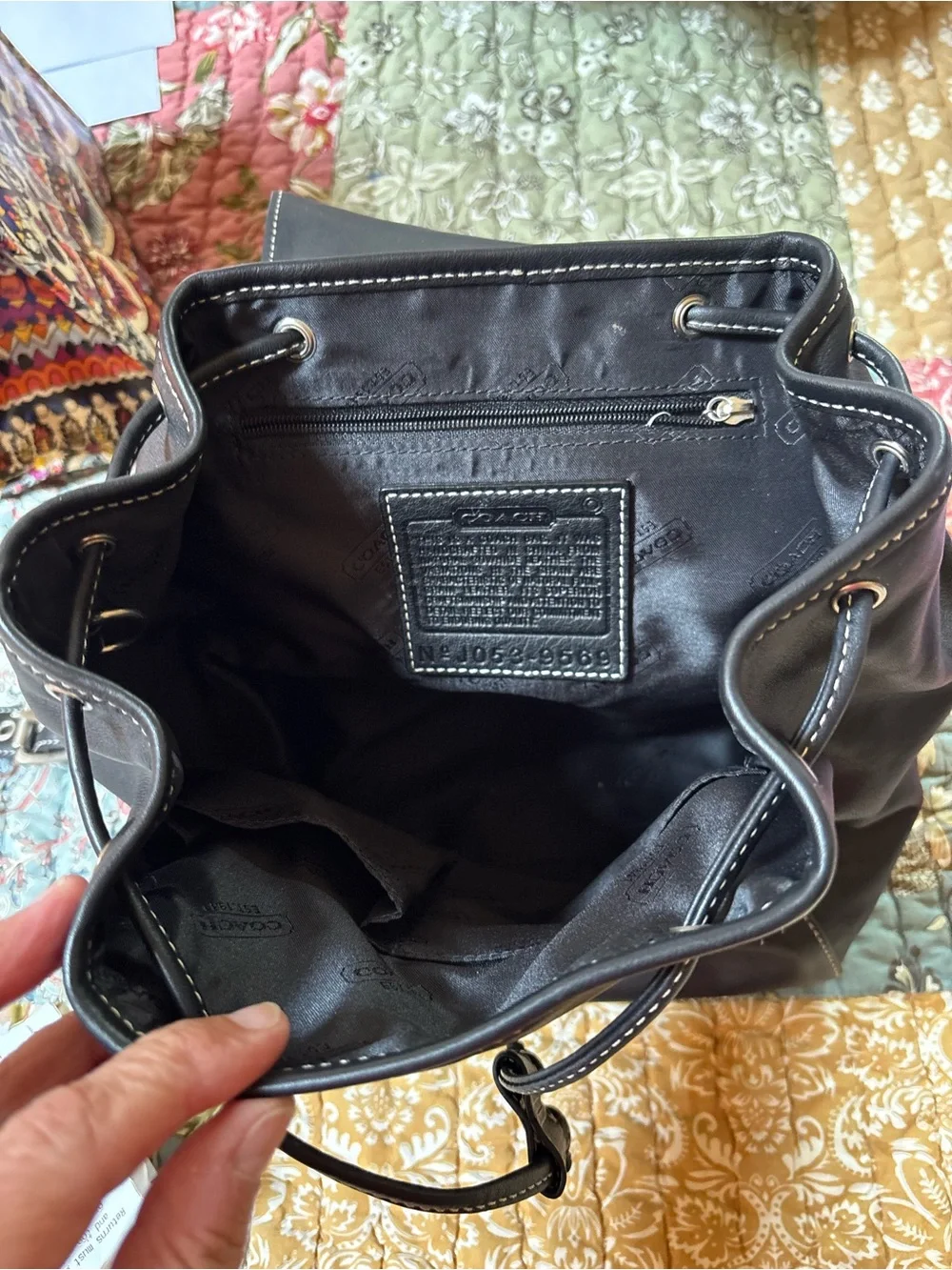 Coach legacy backpack with hangtag
